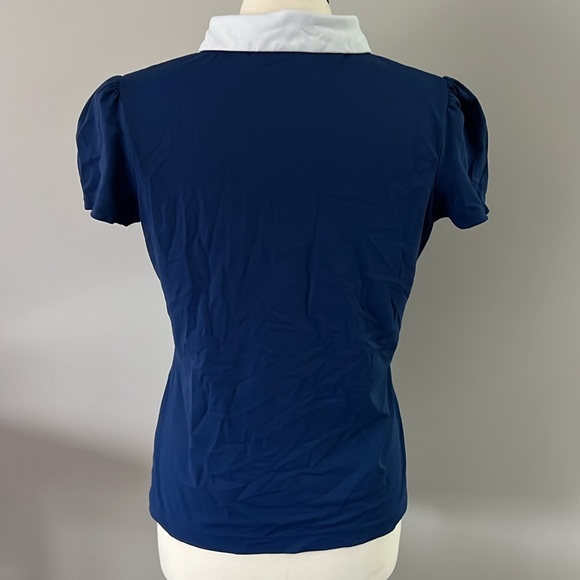 Lilly Pulitzer UPF 50+ Luxletic Frida Puff Sleeve Polo - Picture 2 of 4